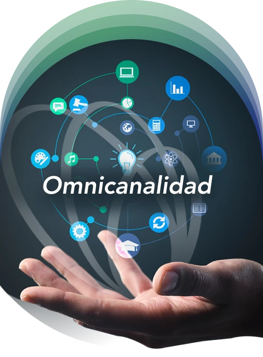 Omnicanalidad: múltiples canales y servicios.